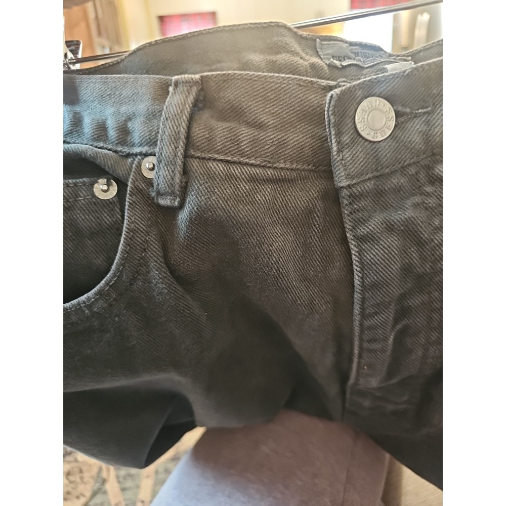 Vintage 90s GUESS by Georges Marciano Made in USA Green Denim Jeans 34 - Picture 2 of 5